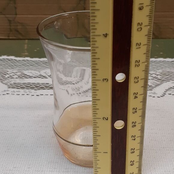 2-Pc. bundle of depression Indiana Marigold amber bowl and toothpick holder. - Picture 10 of 11